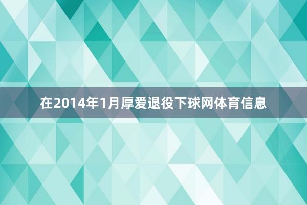 在2014年1月厚爱退役下球网体育信息